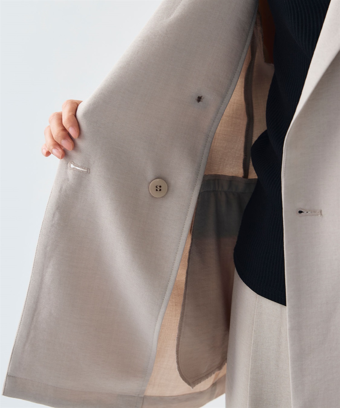 CROSS FUNCTION 《シワになりにくい》サマナチュラ リネンライクハーフスリーブテーラードジャケット_sub_27