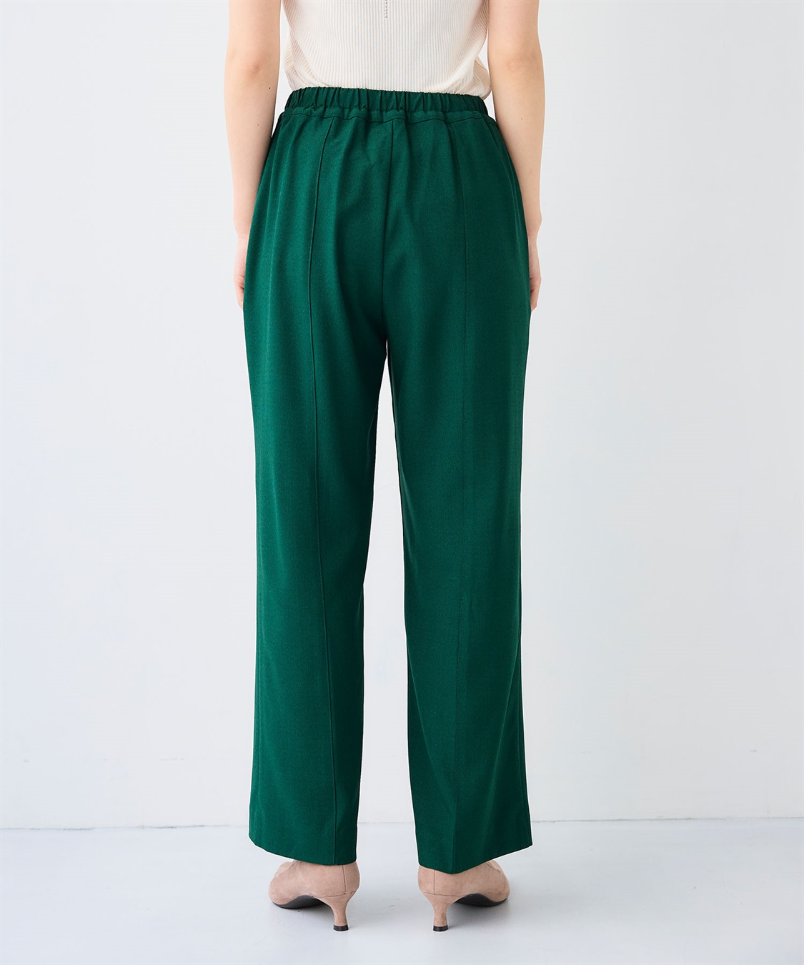 CROSS FUNCTION 《シワになりにくい》エブ楽 リネンライクイージーワイドフレアパンツ_sub_23