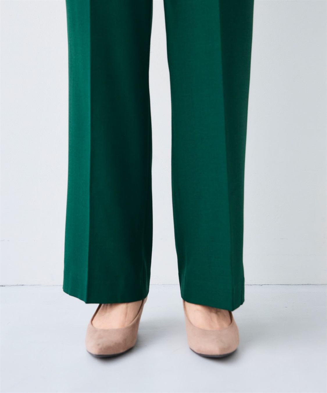 CROSS FUNCTION 《シワになりにくい》エブ楽 リネンライクイージーワイドフレアパンツ_sub_28