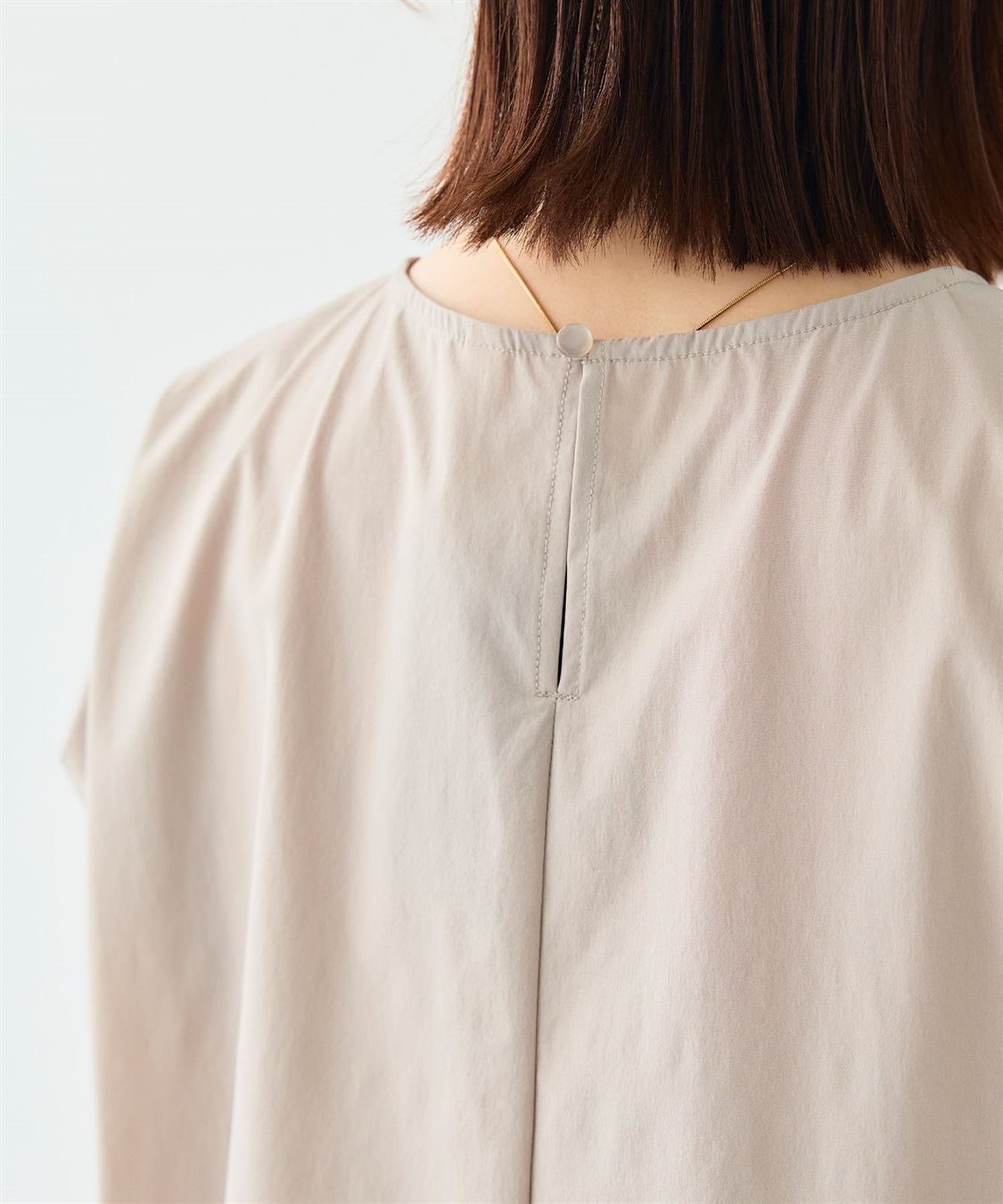 CROSS FUNCTION 《撥水/UV》ハジクションタックギャザーブラウス_sub_13