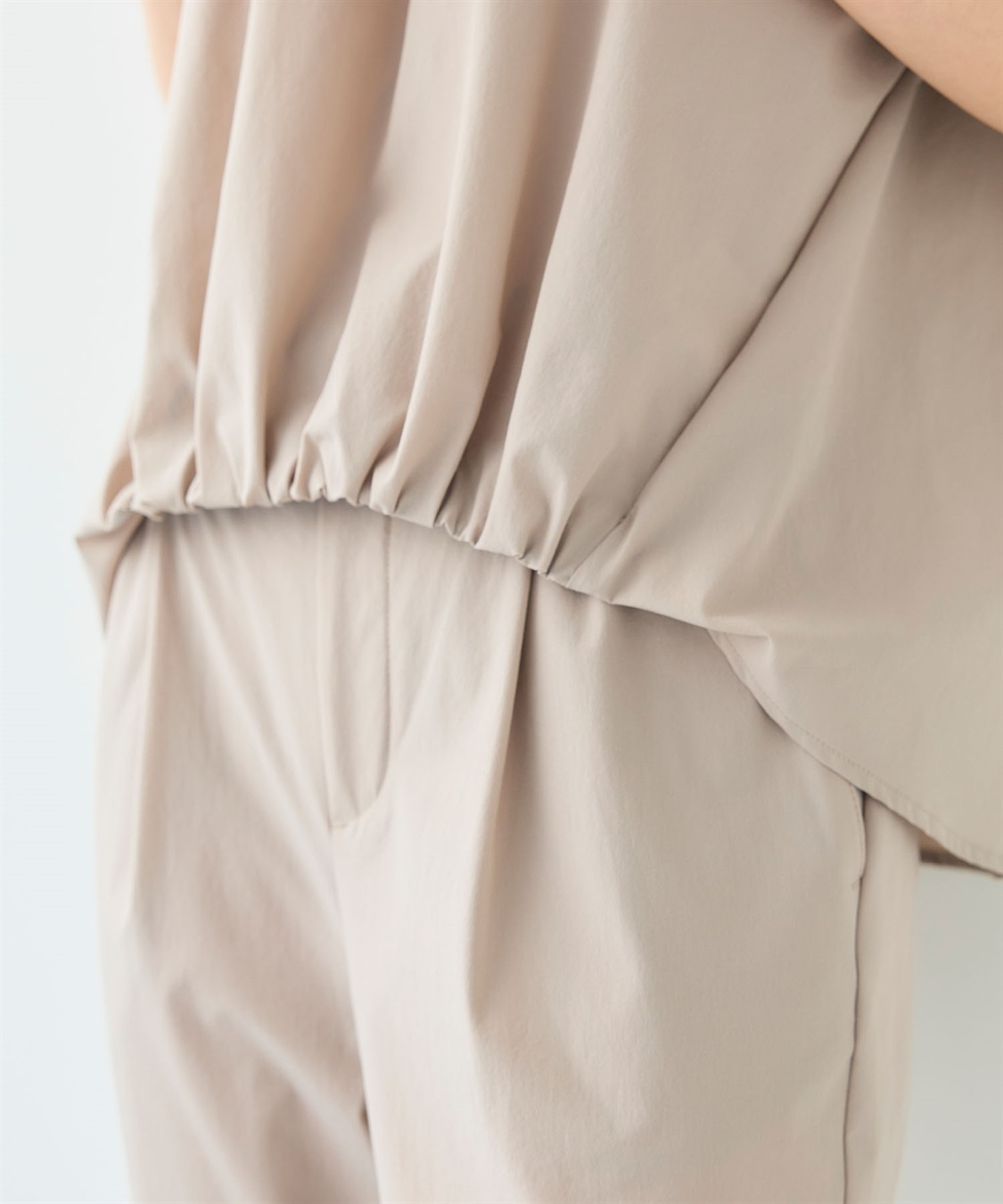 CROSS FUNCTION 《撥水/UV》ハジクションタックギャザーブラウス_sub_14