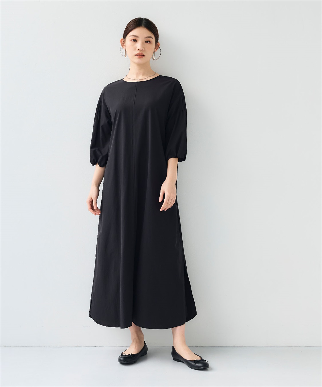 CROSS FUNCTION 《撥水/UV》ハジクション バルーンスリーブワンピース_sub_13