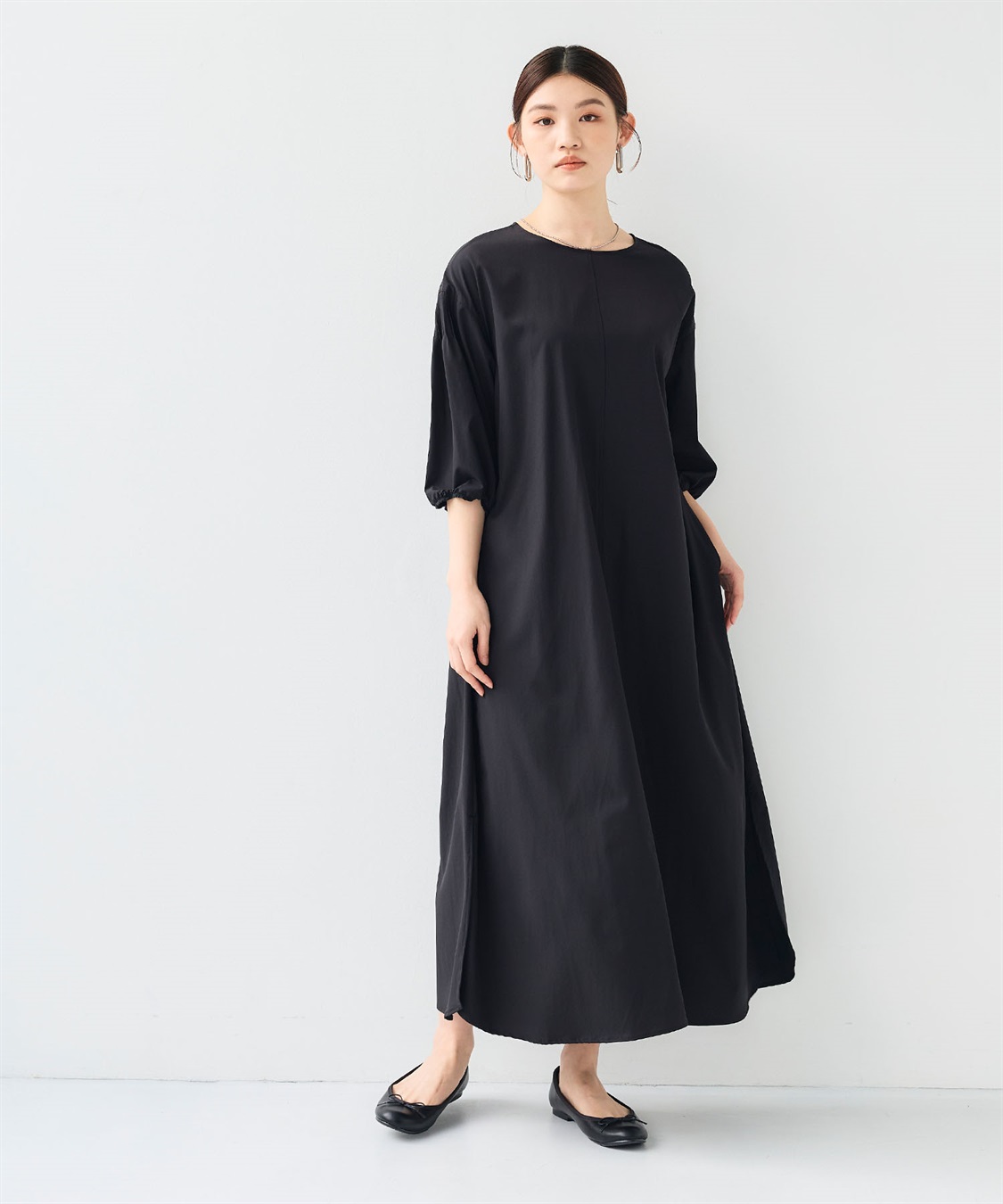 CROSS FUNCTION 《撥水/UV》ハジクション バルーンスリーブワンピース_sub_16