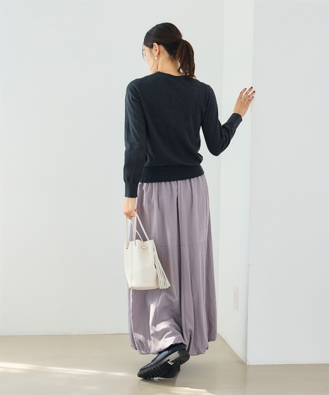 CROSS FUNCTION 《UV/撥水》エブ楽 イージーロングバルーンスカート_sub_16