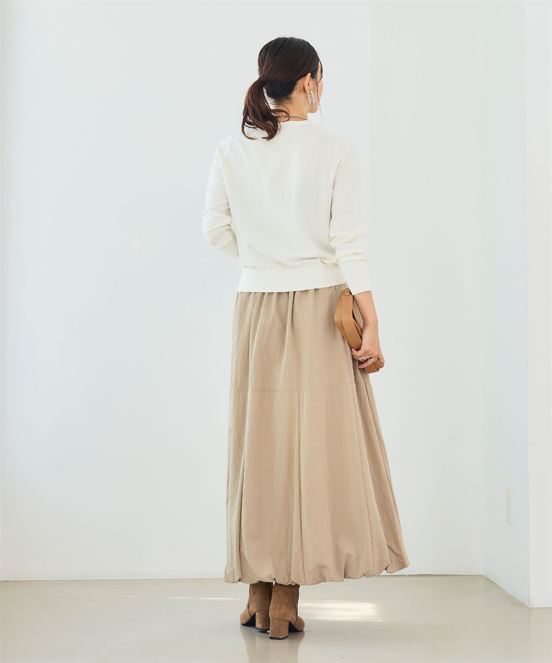 CROSS FUNCTION 《UV/撥水》エブ楽 イージーロングバルーンスカート_sub_21