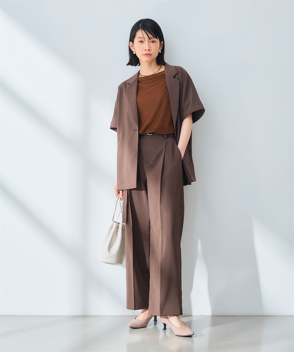 CROSS FUNCTION 《UV/通気性》サマ美え センタープレスストレートワイドパンツ_sub_2