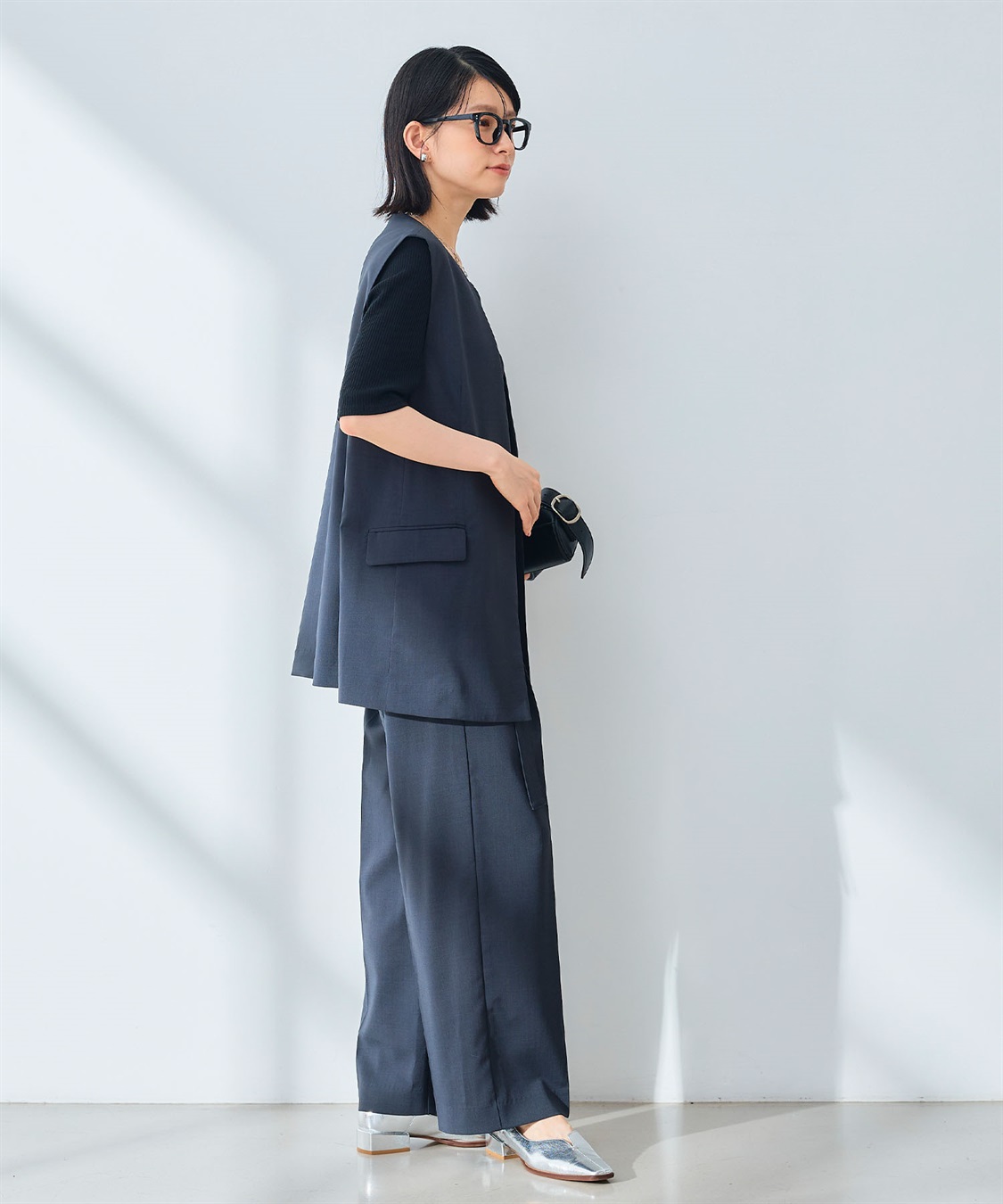 CROSS FUNCTION 《UV/通気性》サマ美え センタープレスストレートワイドパンツ_sub_12