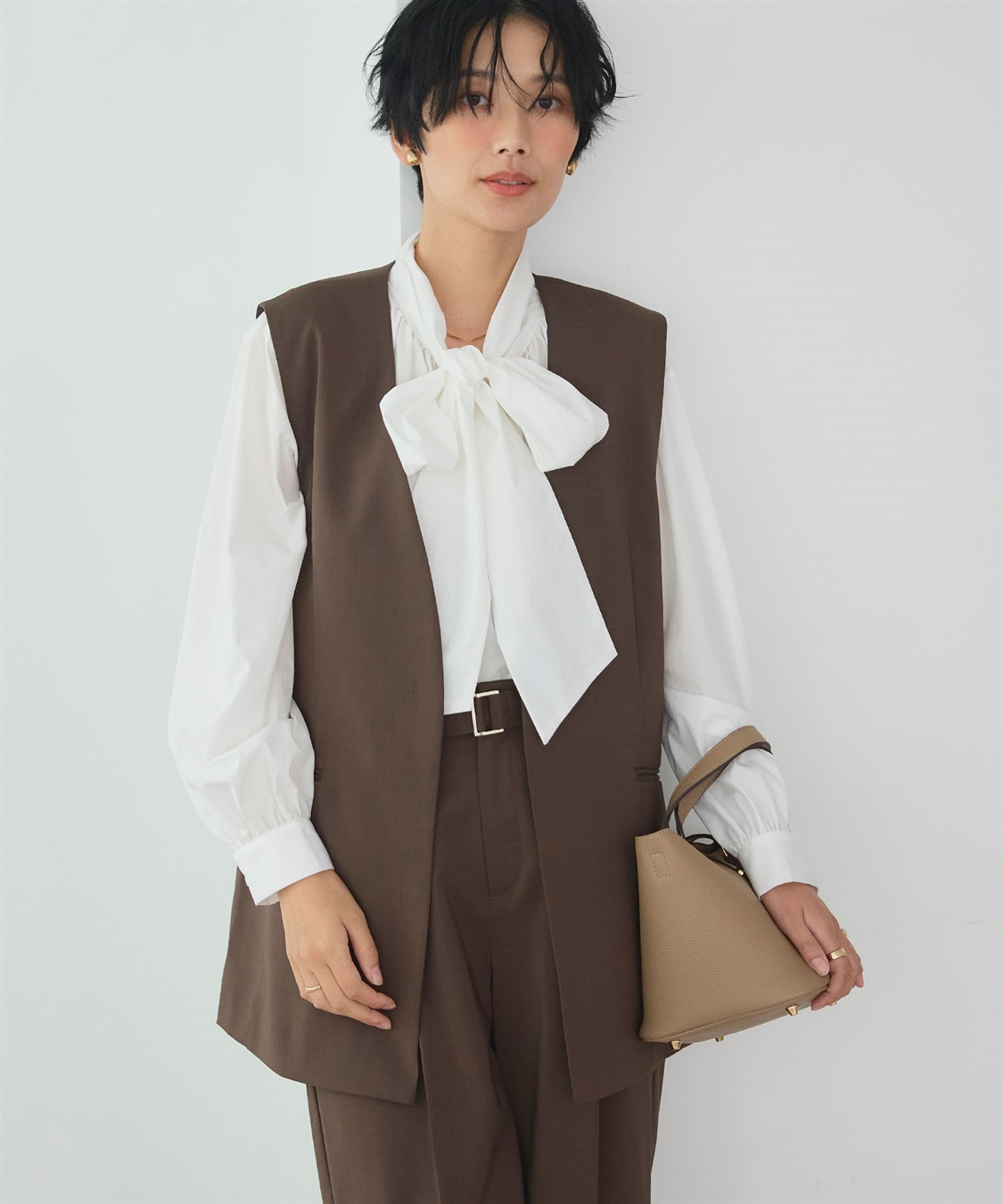 CROSS FUNCTION 《UV/通気性》サマ美え ノーカラージレ_sub_2