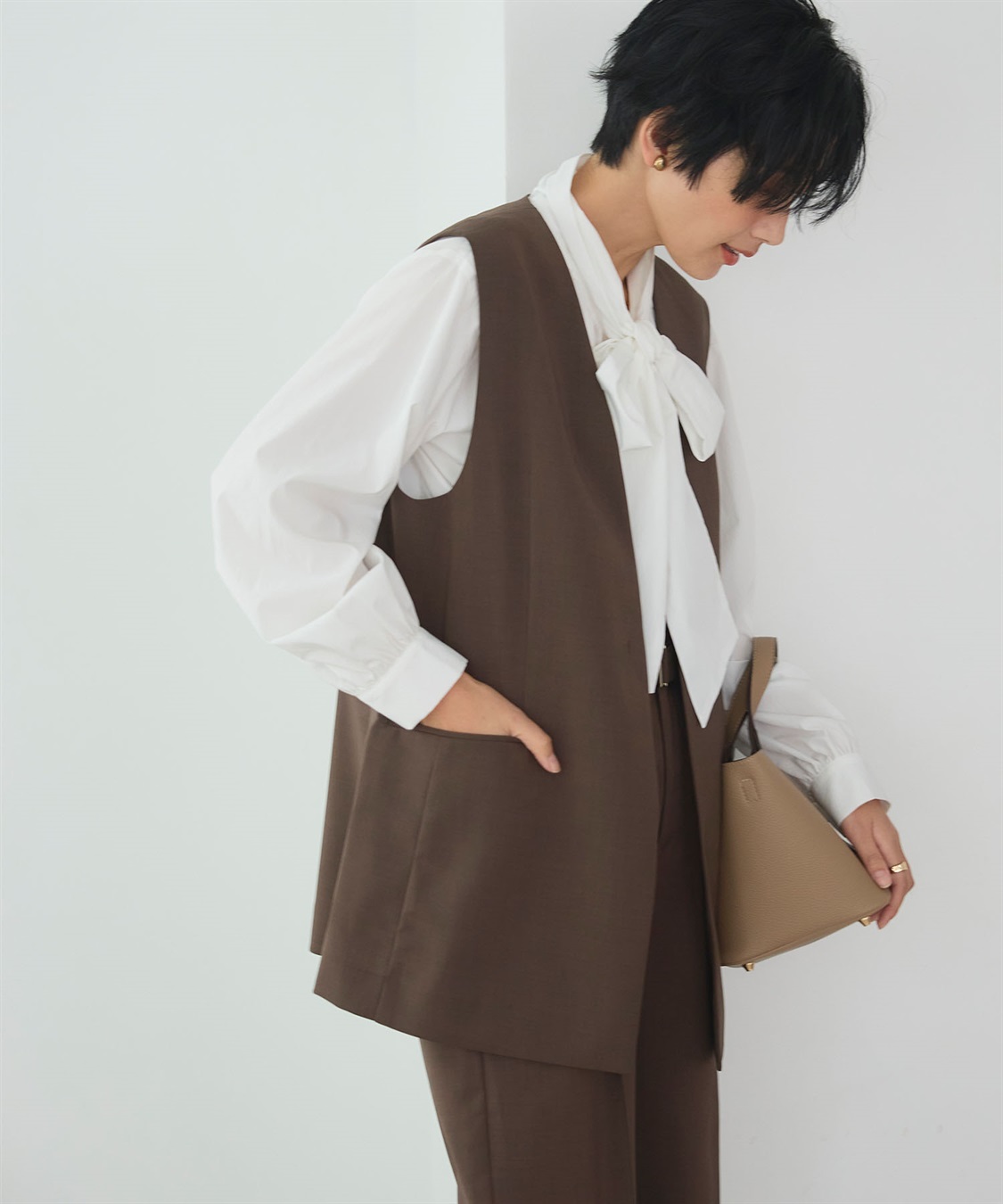 CROSS FUNCTION 《UV/通気性》サマ美え ノーカラージレ_sub_3