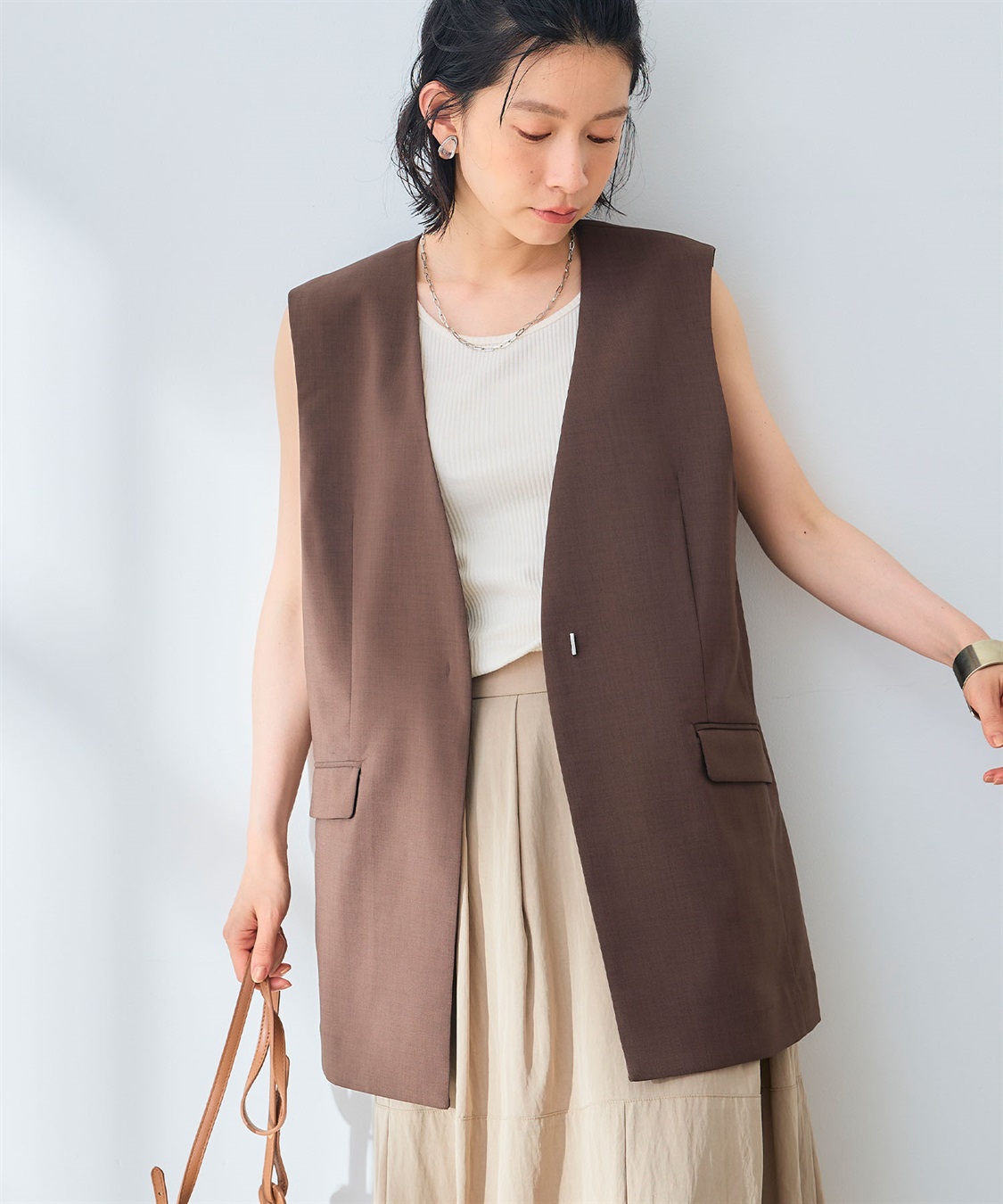 CROSS FUNCTION 《UV/通気性》サマ美え ノーカラージレ_sub_7