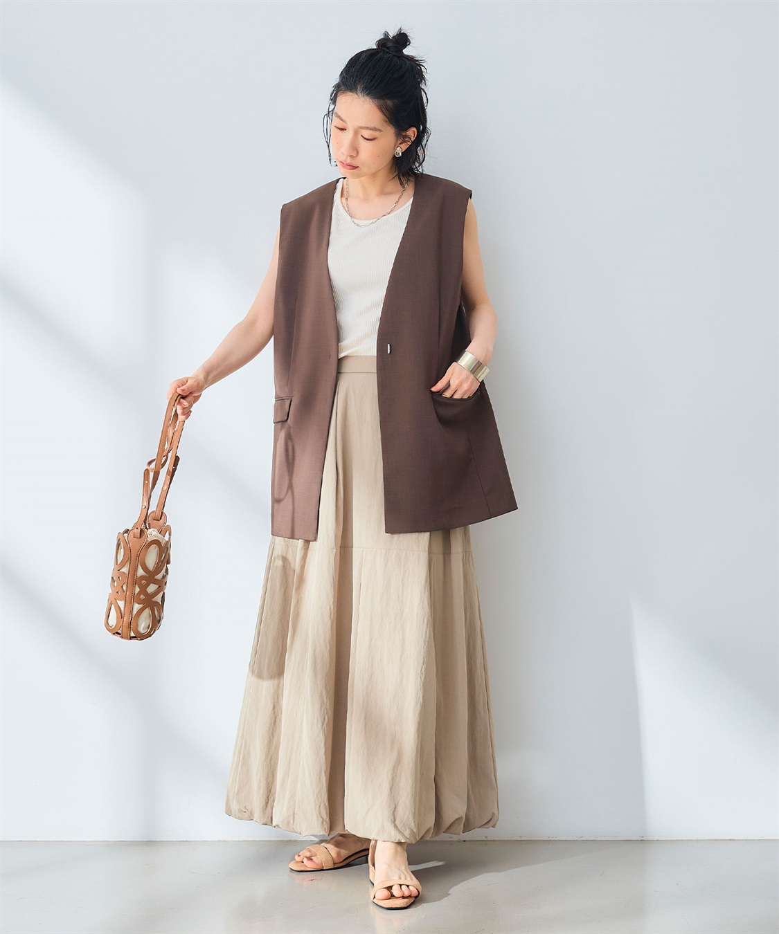 CROSS FUNCTION 《UV/通気性》サマ美え ノーカラージレ_sub_9