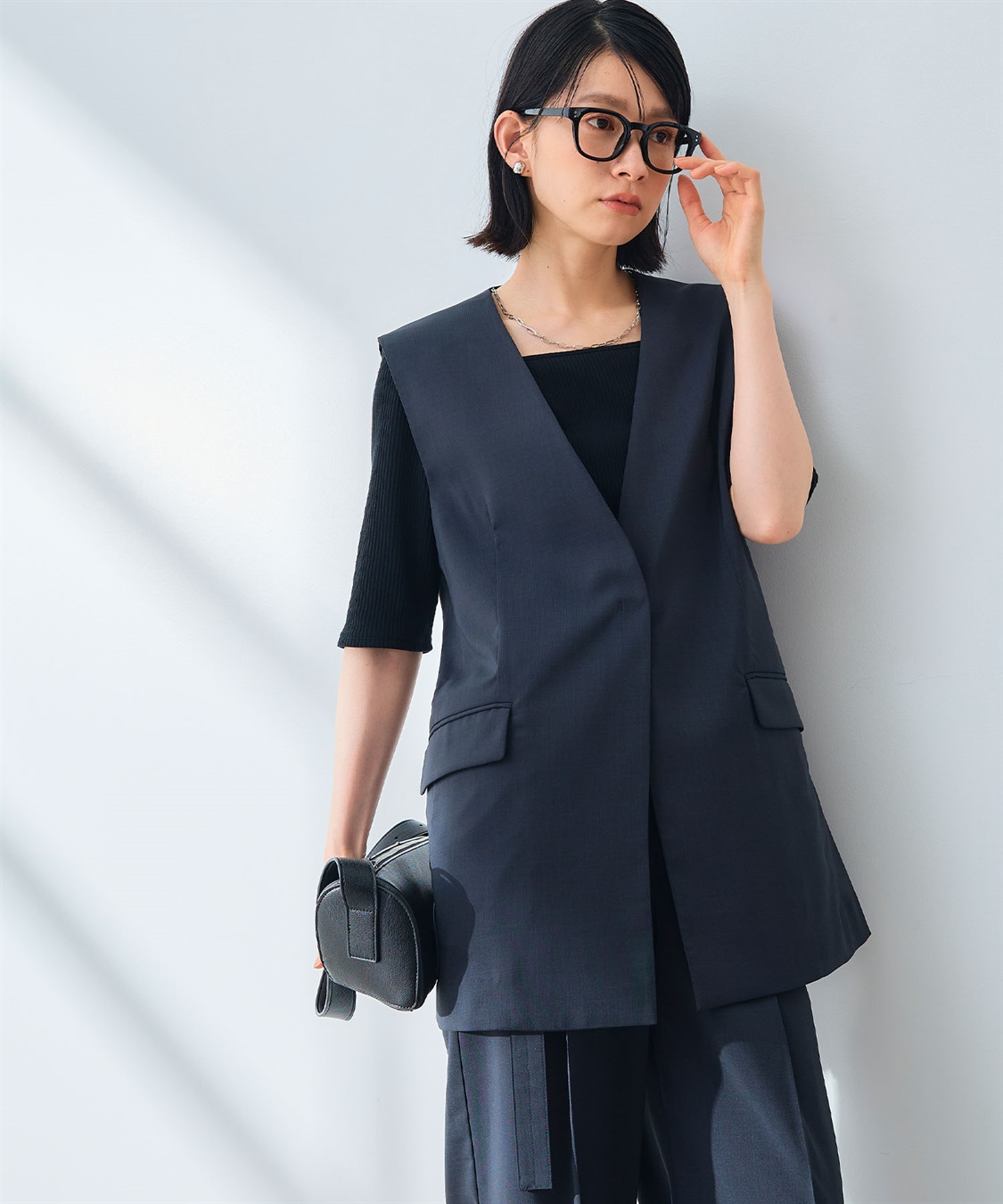 CROSS FUNCTION 《UV/通気性》サマ美え ノーカラージレ_sub_14