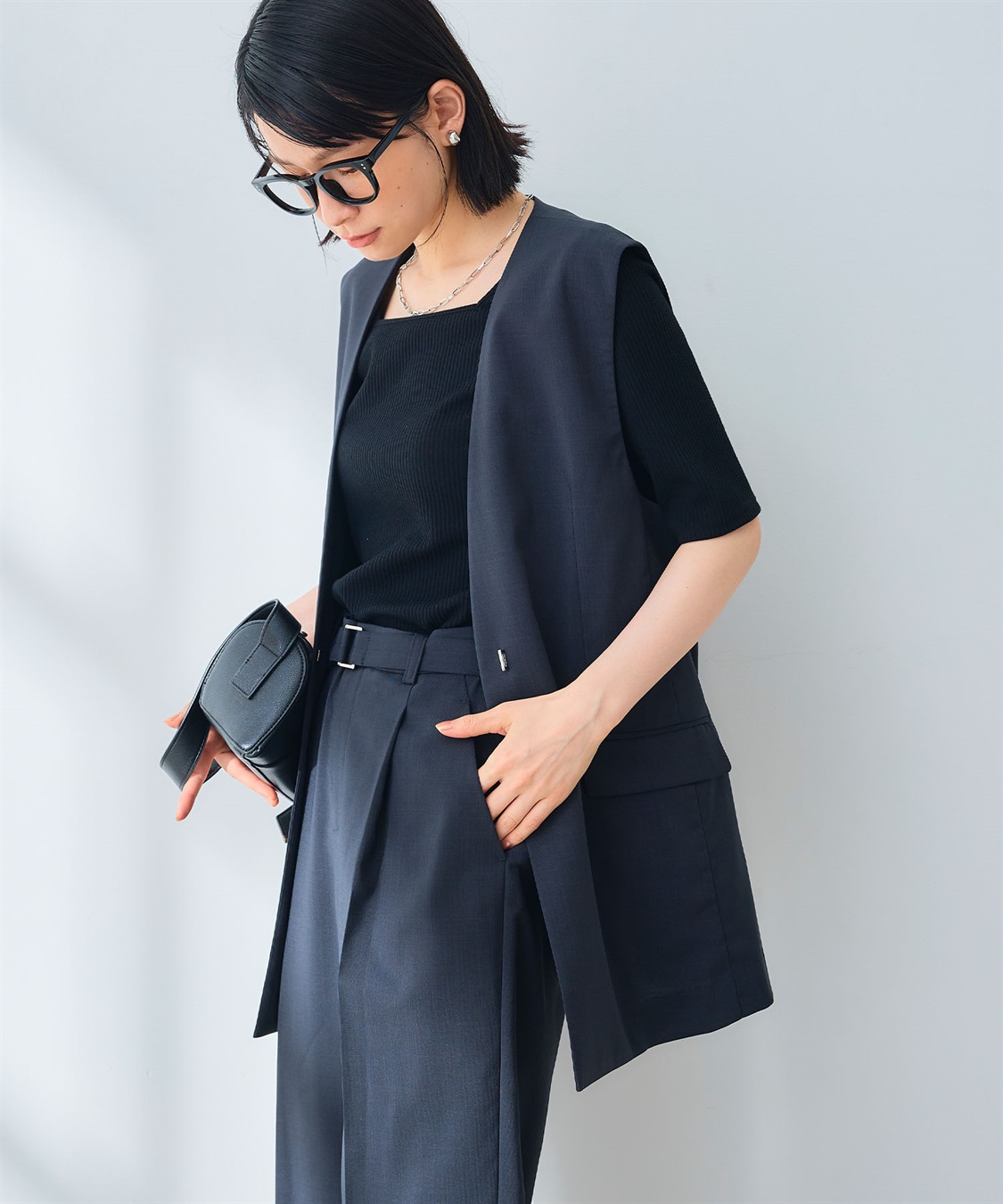 CROSS FUNCTION 《UV/通気性》サマ美え ノーカラージレ_sub_18