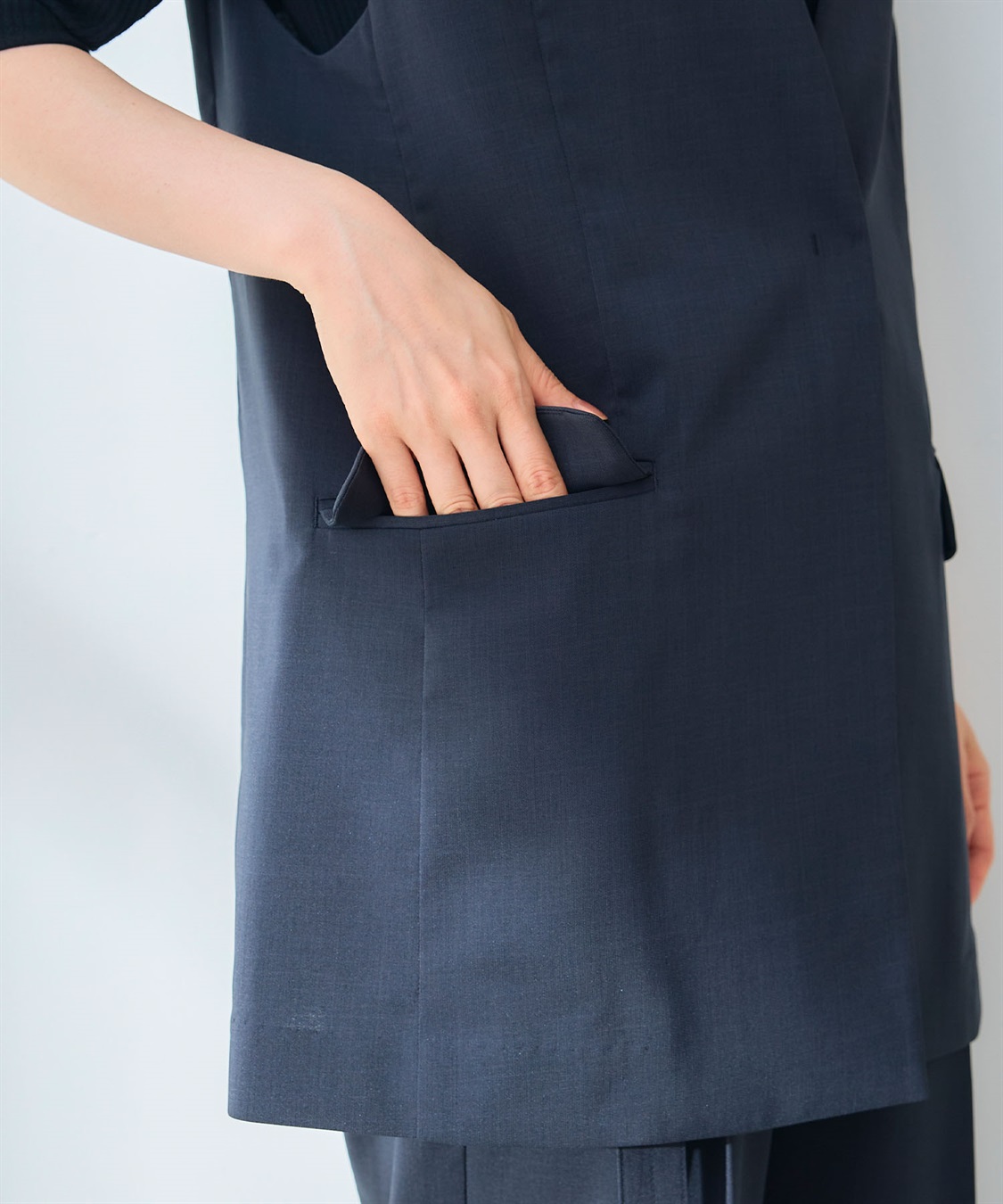 CROSS FUNCTION 《UV/通気性》サマ美え ノーカラージレ_sub_27