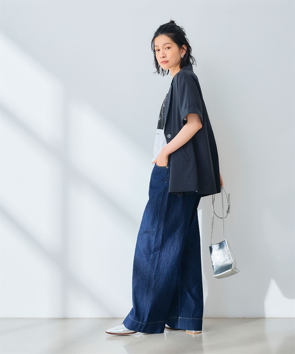 CROSS FUNCTION 《UV/通気性》サマ美え テーラードハーフスリーブジャケット_sub_10