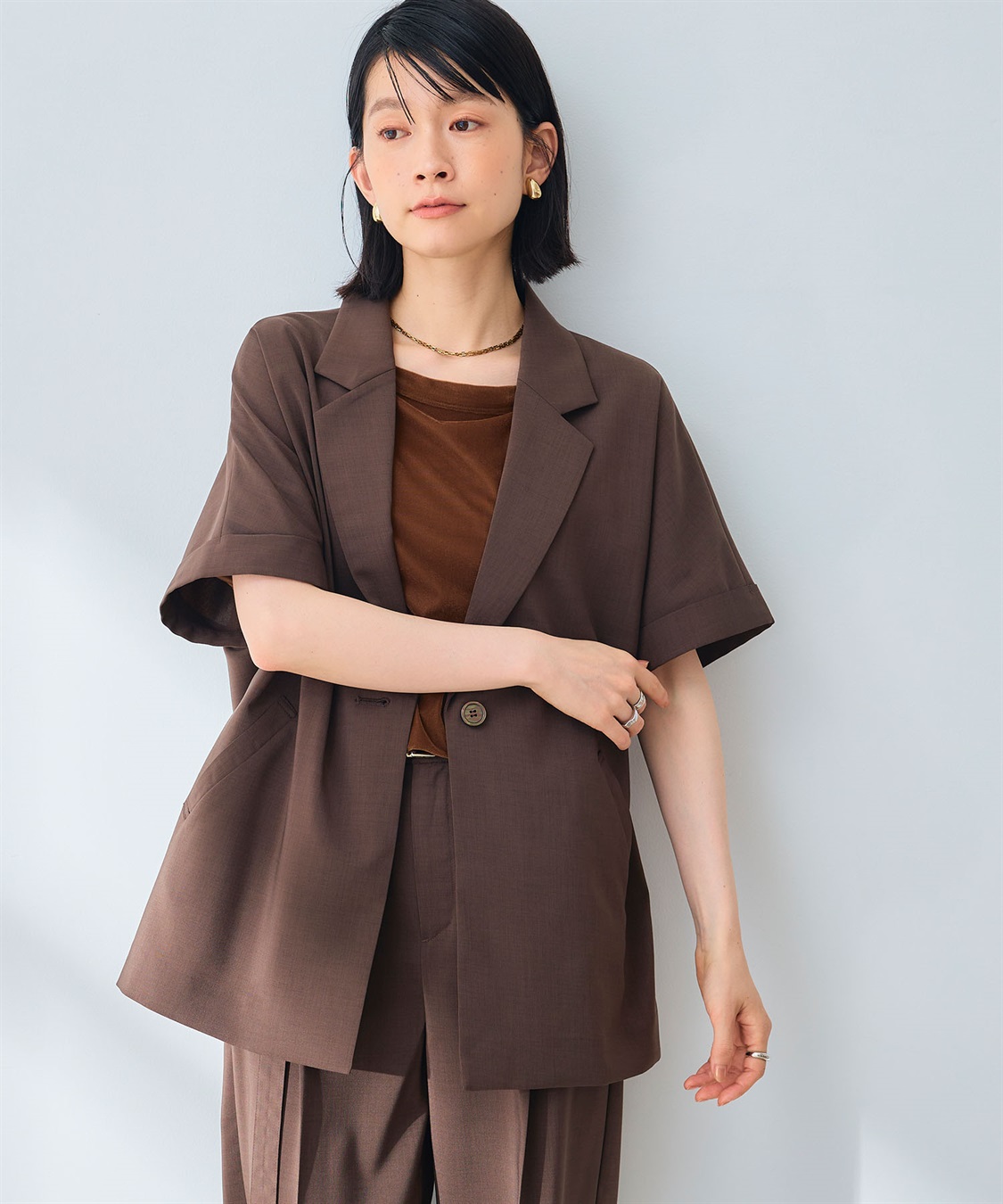 CROSS FUNCTION 《UV/通気性》サマ美え テーラードハーフスリーブジャケット_sub_13