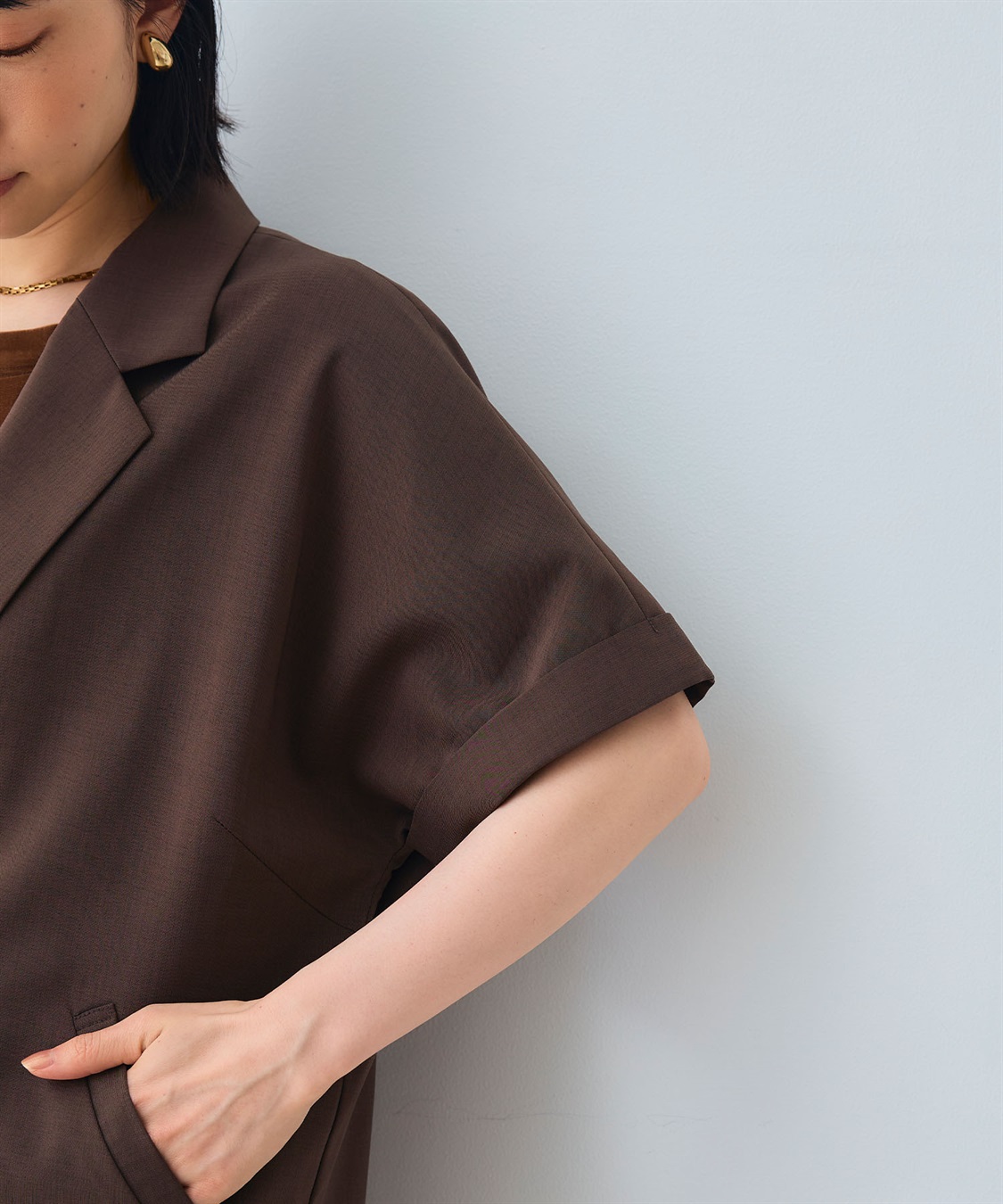 CROSS FUNCTION 《UV/通気性》サマ美え テーラードハーフスリーブジャケット_sub_23