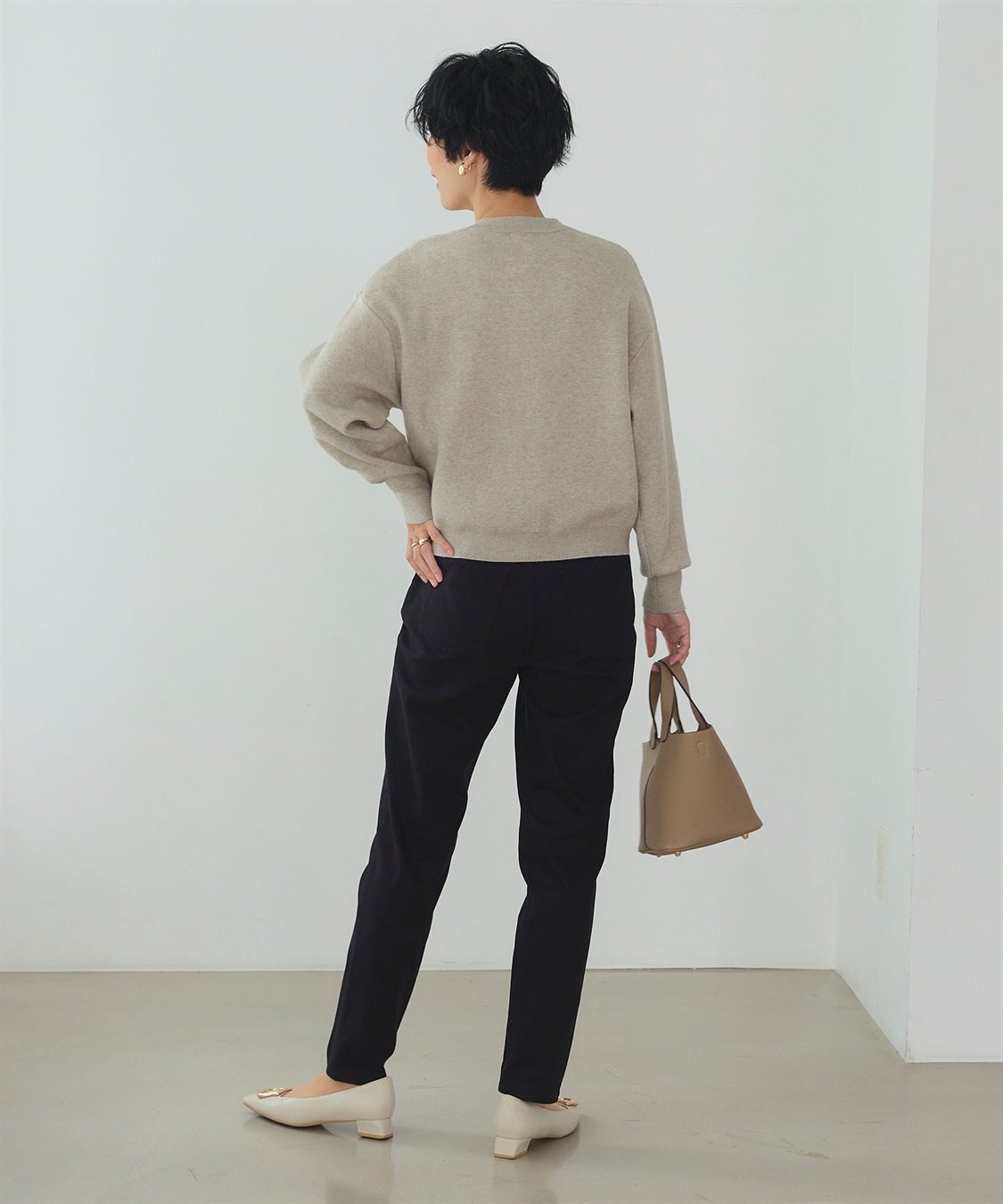 CROSS FUNCTION 《ストレッチ 》エブ楽 裏起毛イージースリムストレートパンツ_sub_7