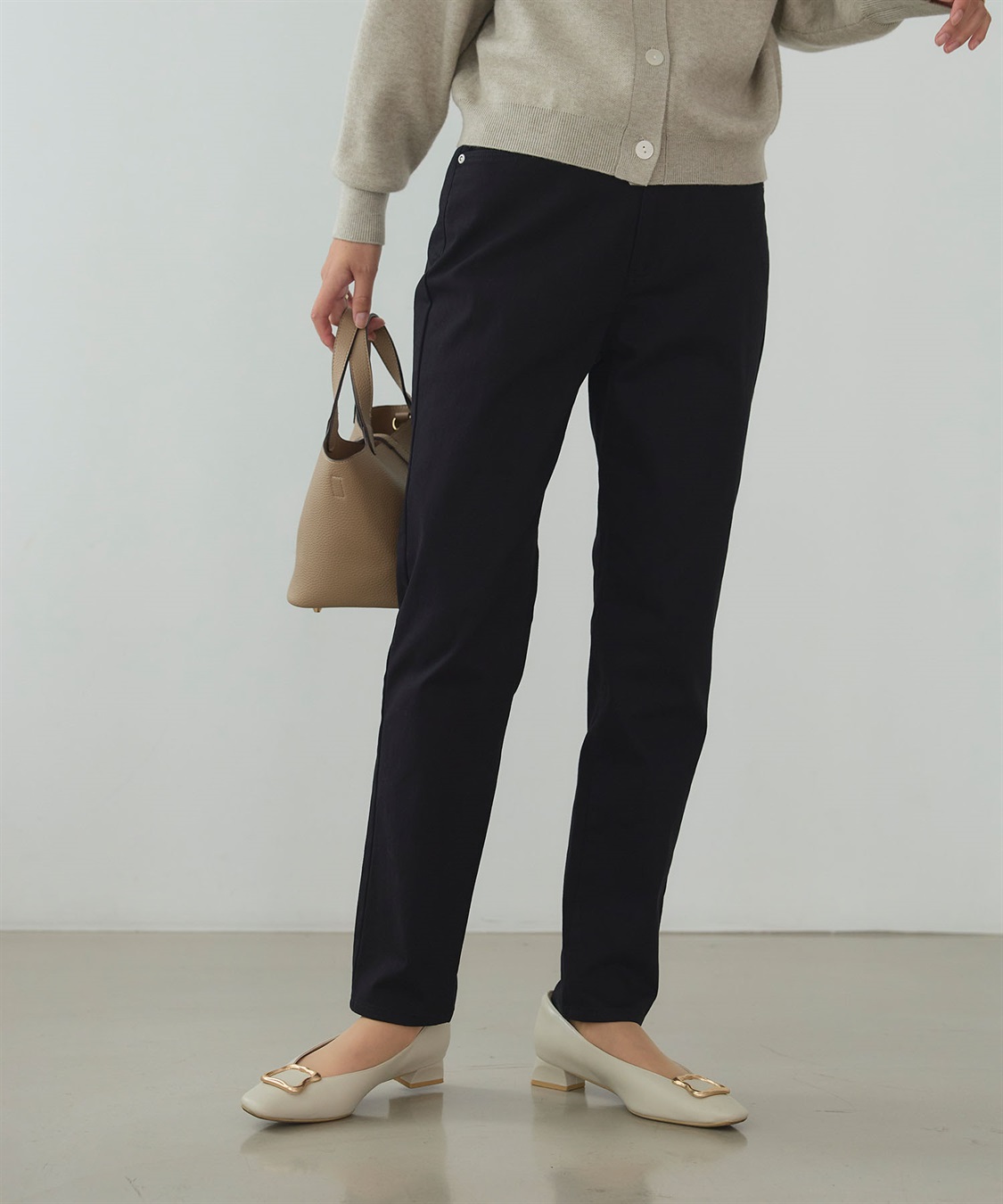 CROSS FUNCTION 《ストレッチ 》エブ楽 裏起毛イージースリムストレートパンツ_sub_8