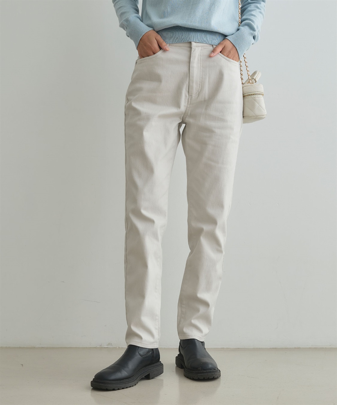 CROSS FUNCTION 《ストレッチ 》エブ楽 裏起毛イージースリムストレートパンツ_sub_13