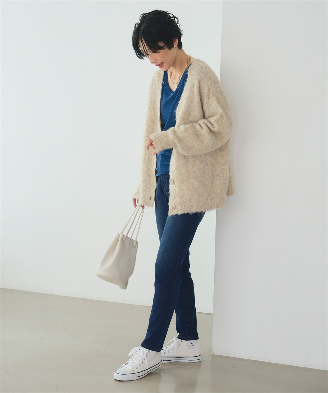 CROSS FUNCTION 《ストレッチ 》エブ楽 裏起毛イージースリムストレートパンツ_sub_16