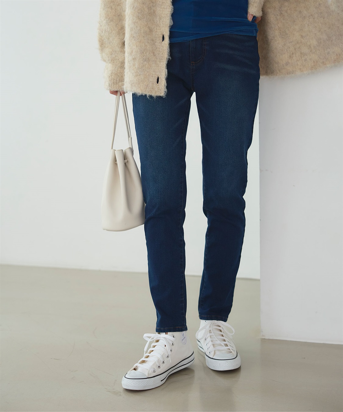 CROSS FUNCTION 《ストレッチ 》エブ楽 裏起毛イージースリムストレートパンツ_sub_17