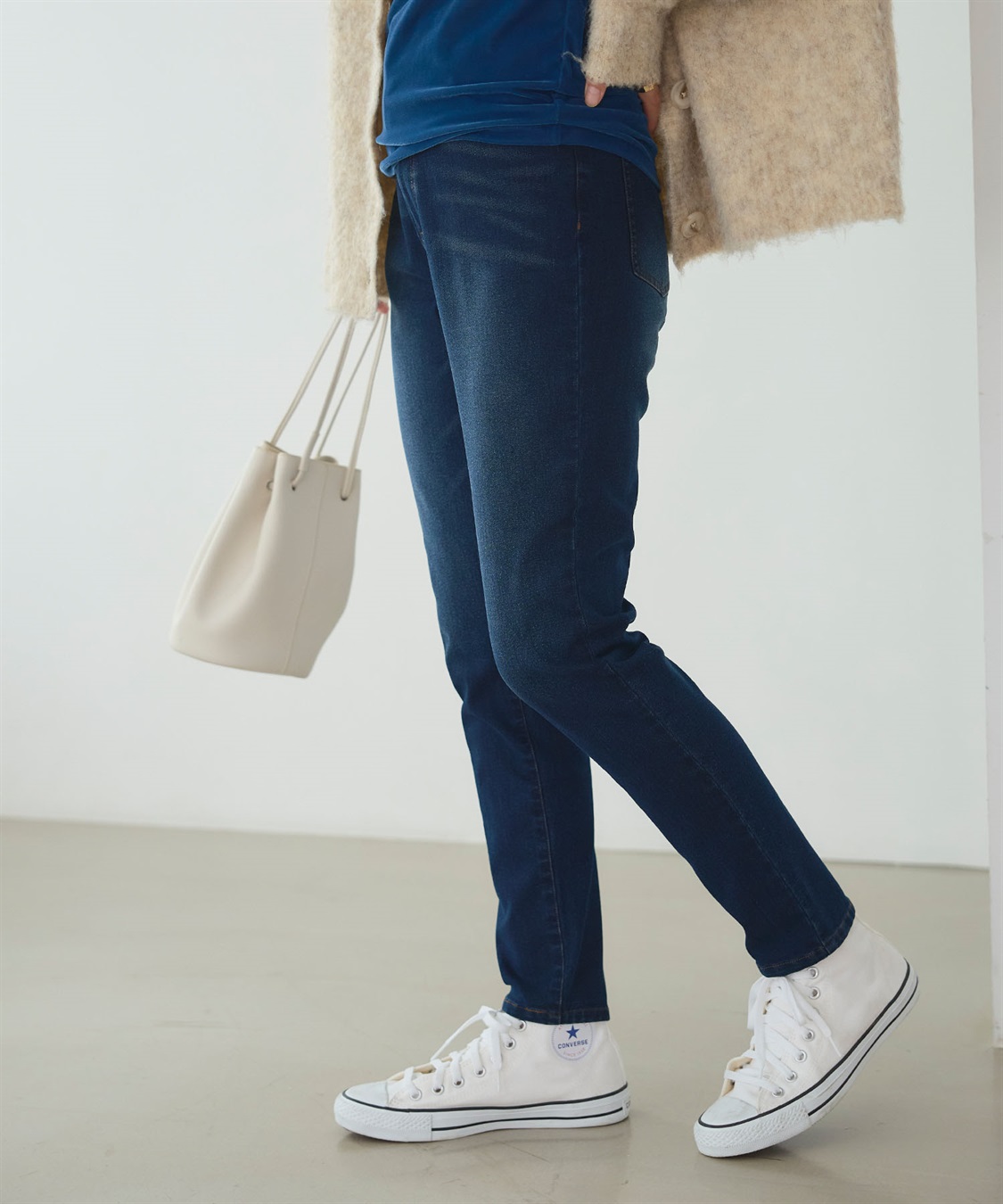 CROSS FUNCTION 《ストレッチ 》エブ楽 裏起毛イージースリムストレートパンツ_sub_18