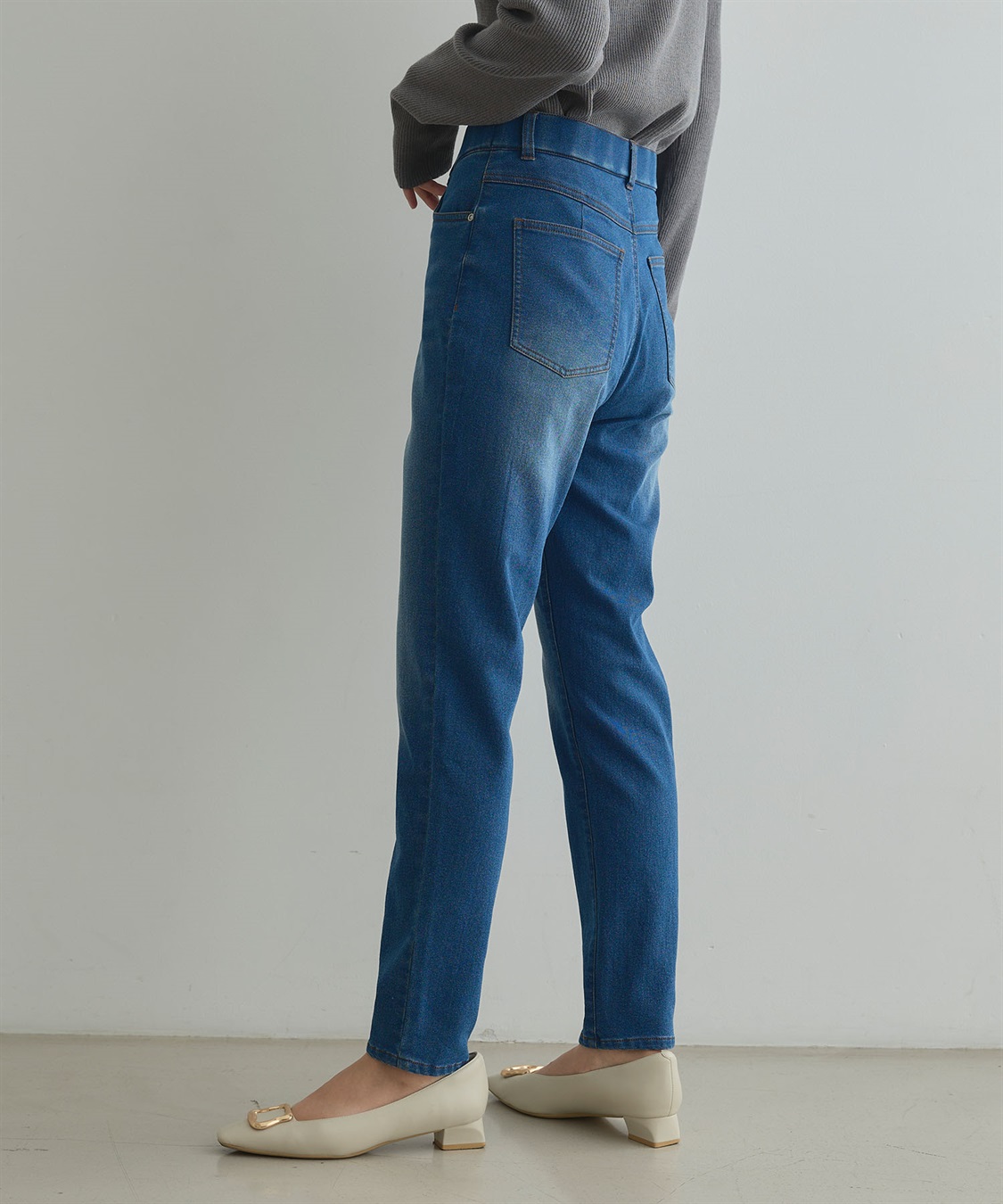 CROSS FUNCTION 《ストレッチ 》エブ楽 裏起毛イージースリムストレートパンツ_sub_23