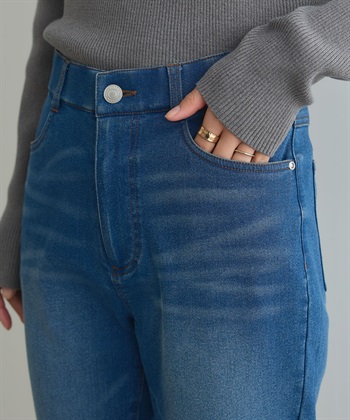 CROSS FUNCTION 《ストレッチ 》エブ楽 裏起毛イージースリムストレートパンツ_subthumb_24