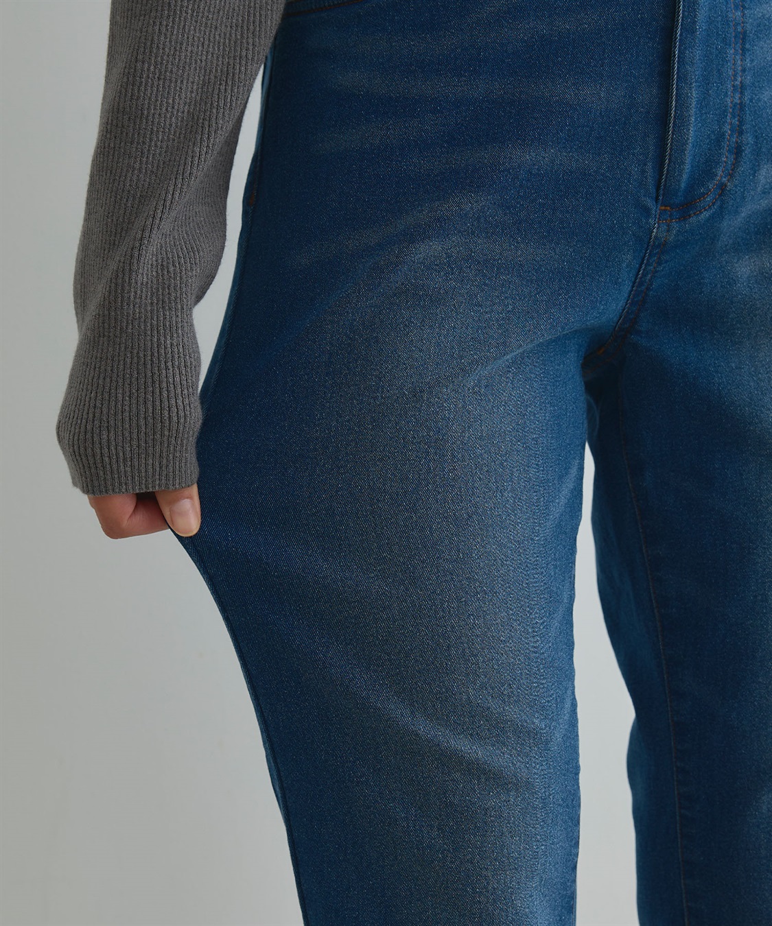 CROSS FUNCTION 《ストレッチ 》エブ楽 裏起毛イージースリムストレートパンツ_sub_28