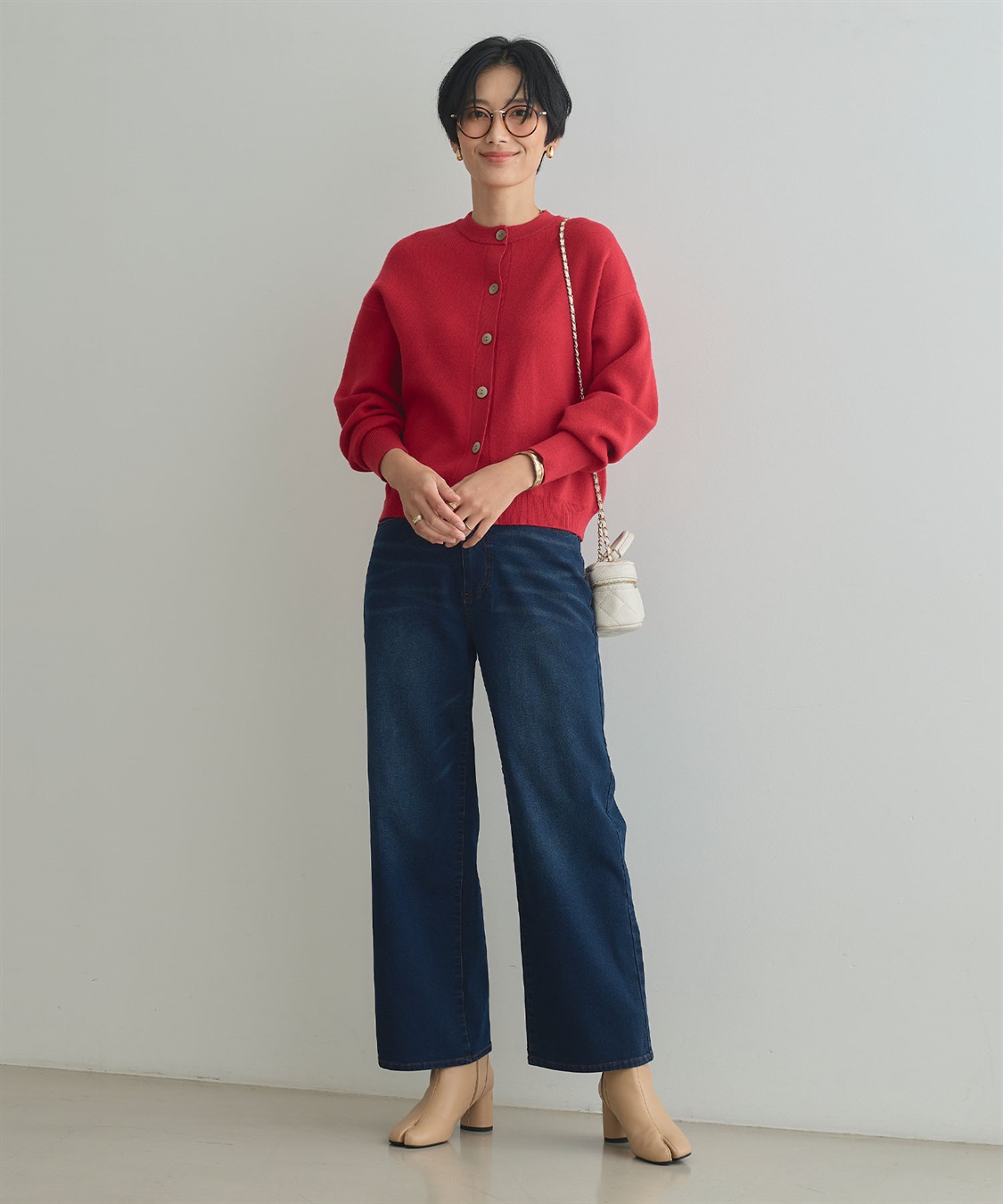 CROSS FUNCTION 《ストレッチ》エブ楽 裏起毛ワイドストレートパンツ_sub_4