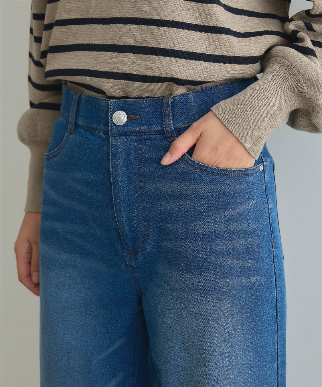 CROSS FUNCTION 《ストレッチ》エブ楽 裏起毛ワイドストレートパンツ_sub_24