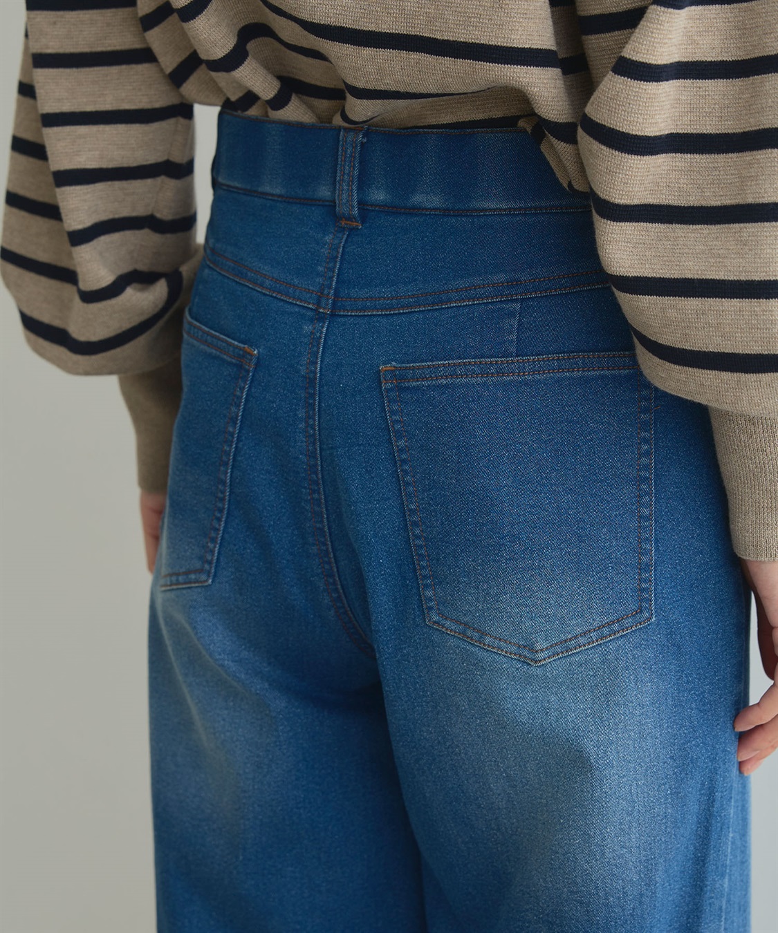 CROSS FUNCTION 《ストレッチ》エブ楽 裏起毛ワイドストレートパンツ_sub_25