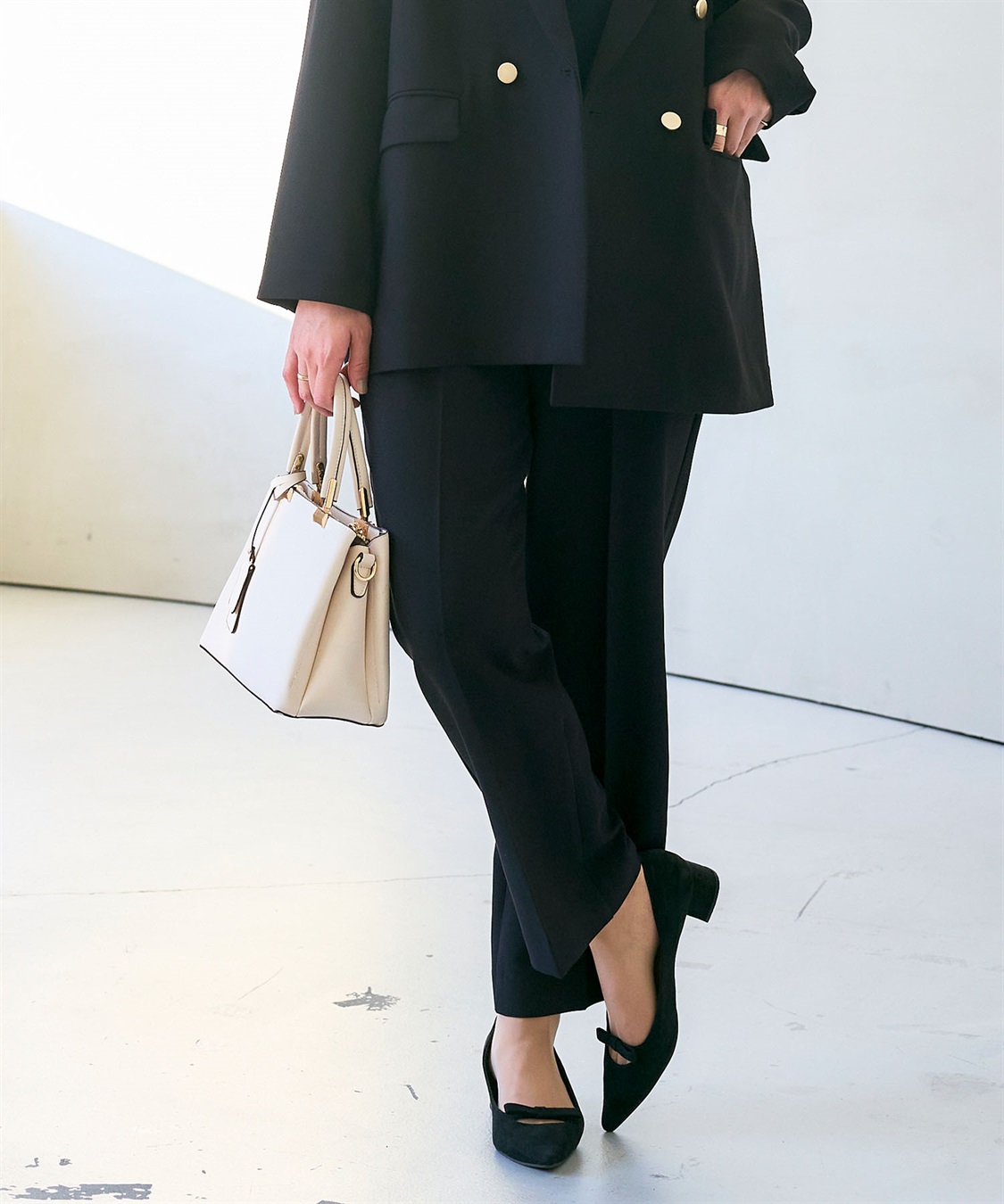 CROSS FUNCTION 《洗える・シワになりにくい》正解 センタープレスストレートパンツ_sub_9