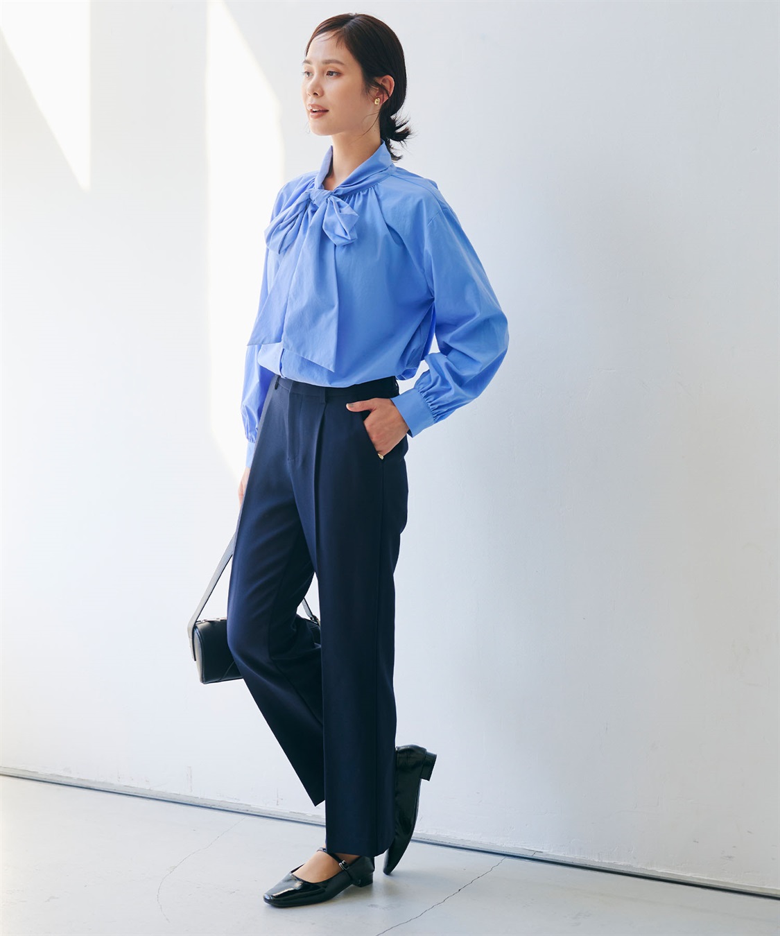 CROSS FUNCTION 《洗える・シワになりにくい》正解 センタープレスストレートパンツ_sub_14