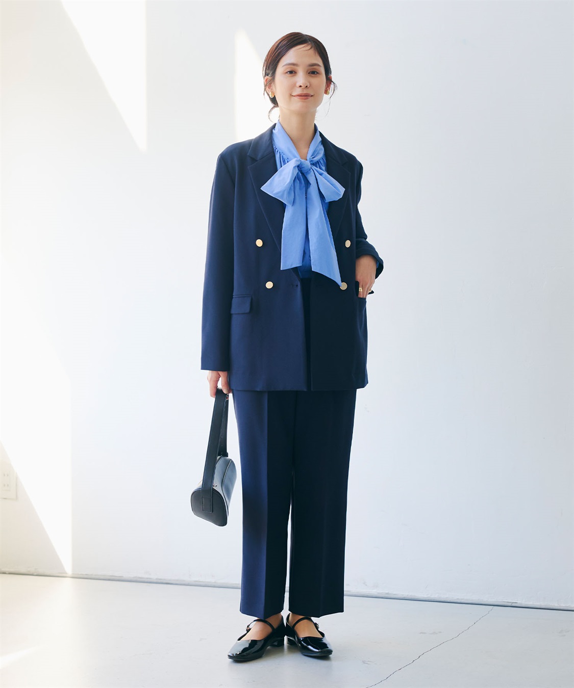 CROSS FUNCTION 《洗える・シワになりにくい》正解 センタープレスストレートパンツ_sub_17