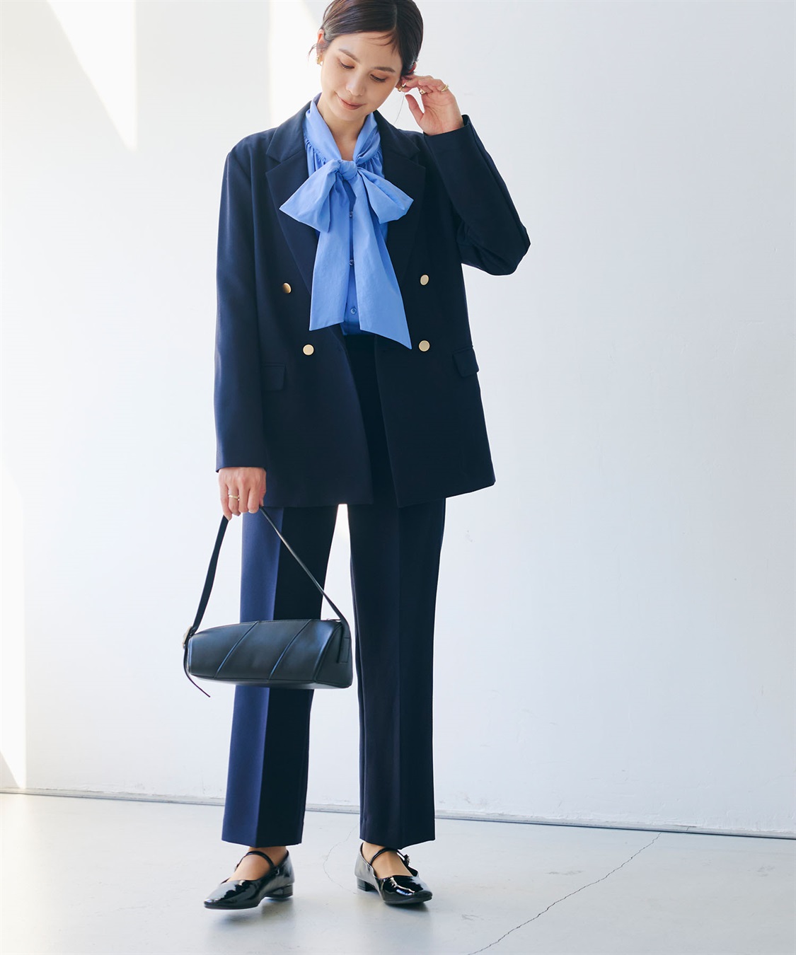 CROSS FUNCTION 《洗える・シワになりにくい》正解 センタープレスストレートパンツ_sub_18