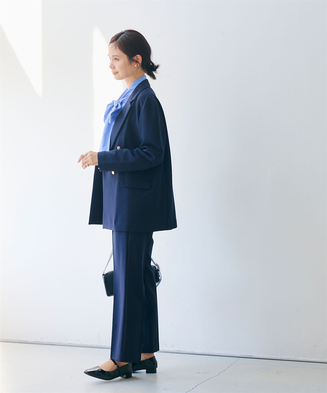 CROSS FUNCTION 《洗える・シワになりにくい》正解 センタープレスストレートパンツ_sub_19