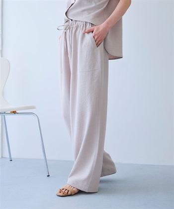 CROSS FUNCTION 《シワになりにくい》サマナチュラ リネンライクイージーワイドパンツ_subthumb_18