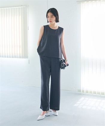 CROSS FUNCTION 《シワになりにくい》サマナチュラ リネンライクオールインワン_subthumb_3