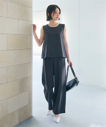 CROSS FUNCTION 《シワになりにくい》サマナチュラ リネンライクオールインワン_subthumb_7