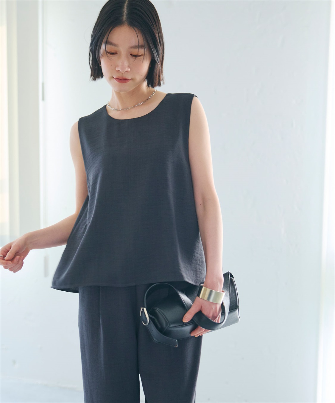 CROSS FUNCTION 《シワになりにくい》サマナチュラ リネンライクオールインワン_sub_9