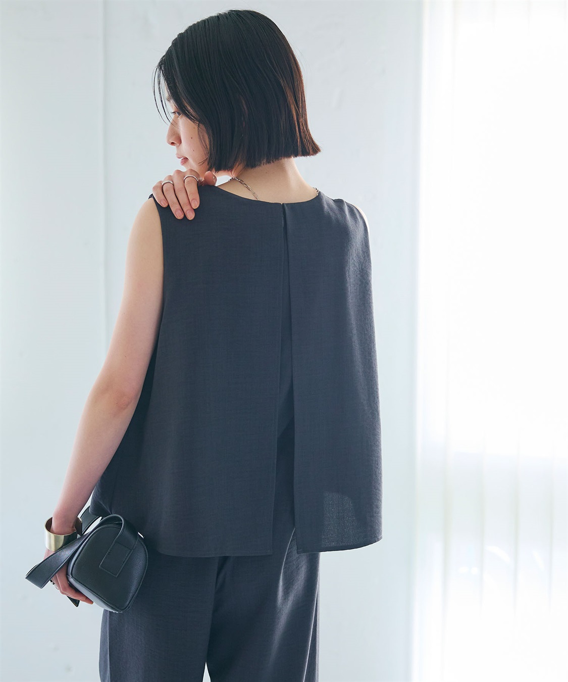 CROSS FUNCTION 《シワになりにくい》サマナチュラ リネンライクオールインワン_sub_10