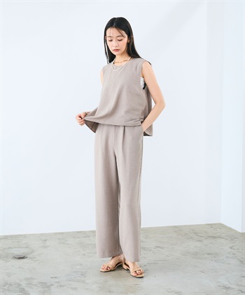 CROSS FUNCTION 《シワになりにくい》サマナチュラ リネンライクオールインワン_subthumb_19