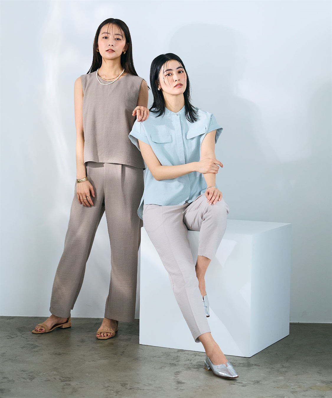 CROSS FUNCTION 《シワになりにくい》サマナチュラ リネンライクオールインワン_sub_28