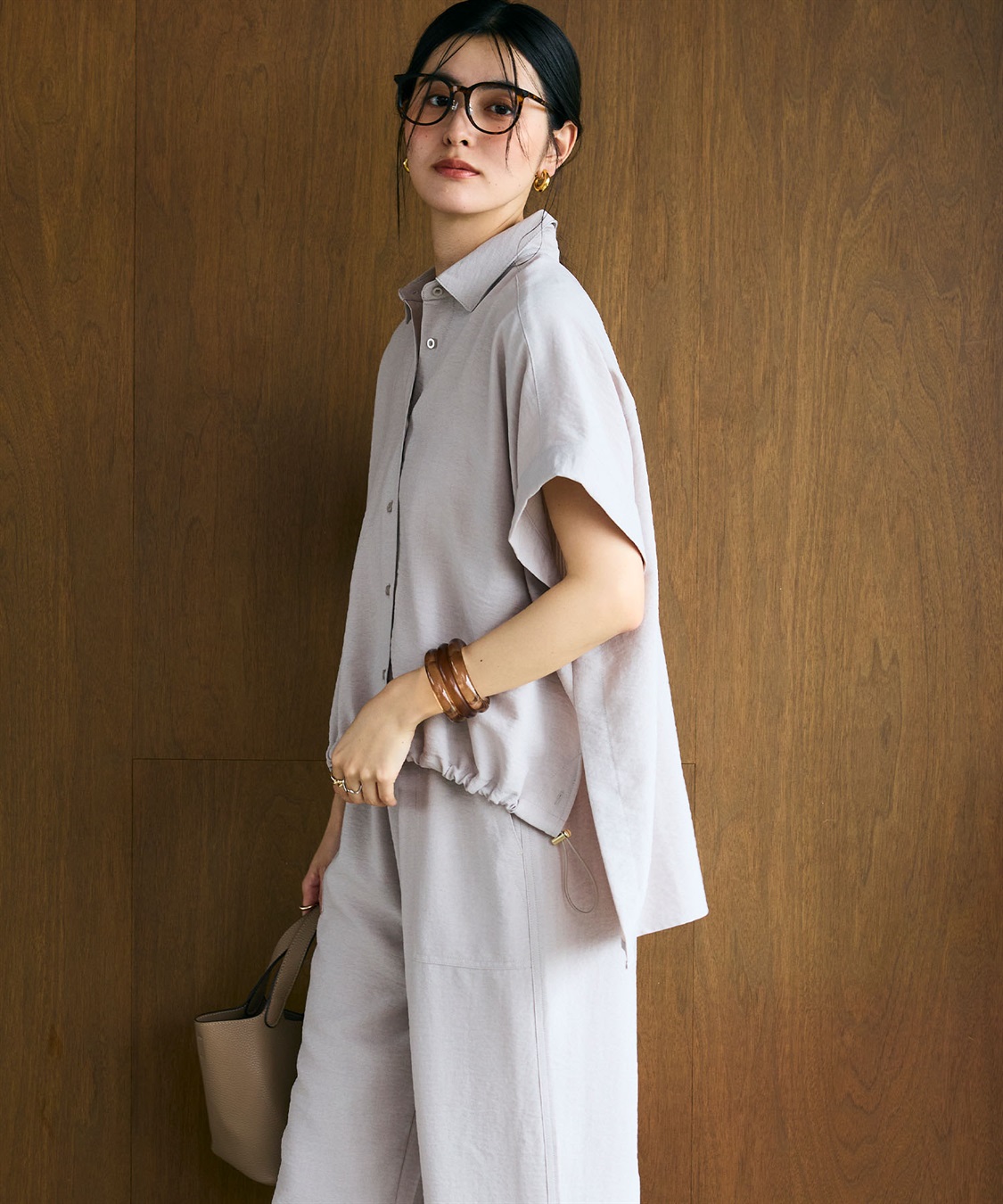 CROSS FUNCTION 《シワになりにくい》サマナチュラ リネンライクドロストデザインシャツ_sub_7