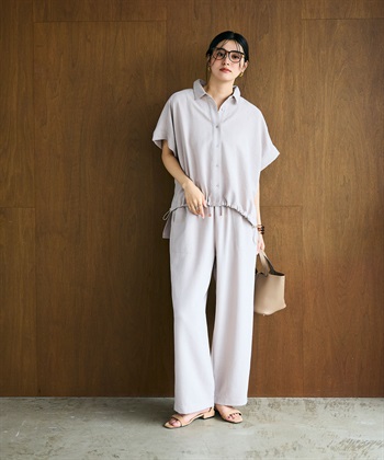 CROSS FUNCTION 《シワになりにくい》サマナチュラ リネンライクドロストデザインシャツ_subthumb_9