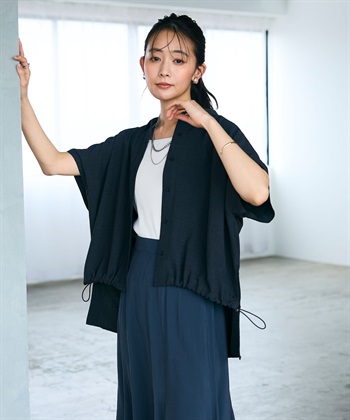 CROSS FUNCTION 《シワになりにくい》サマナチュラ リネンライクドロストデザインシャツ_subthumb_13