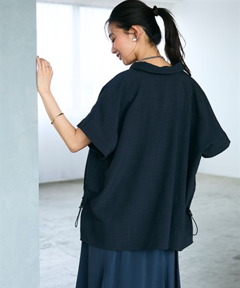 CROSS FUNCTION 《シワになりにくい》サマナチュラ リネンライクドロストデザインシャツ_subthumb_17