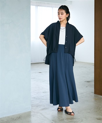 CROSS FUNCTION 《シワになりにくい》サマナチュラ リネンライクドロストデザインシャツ_subthumb_19